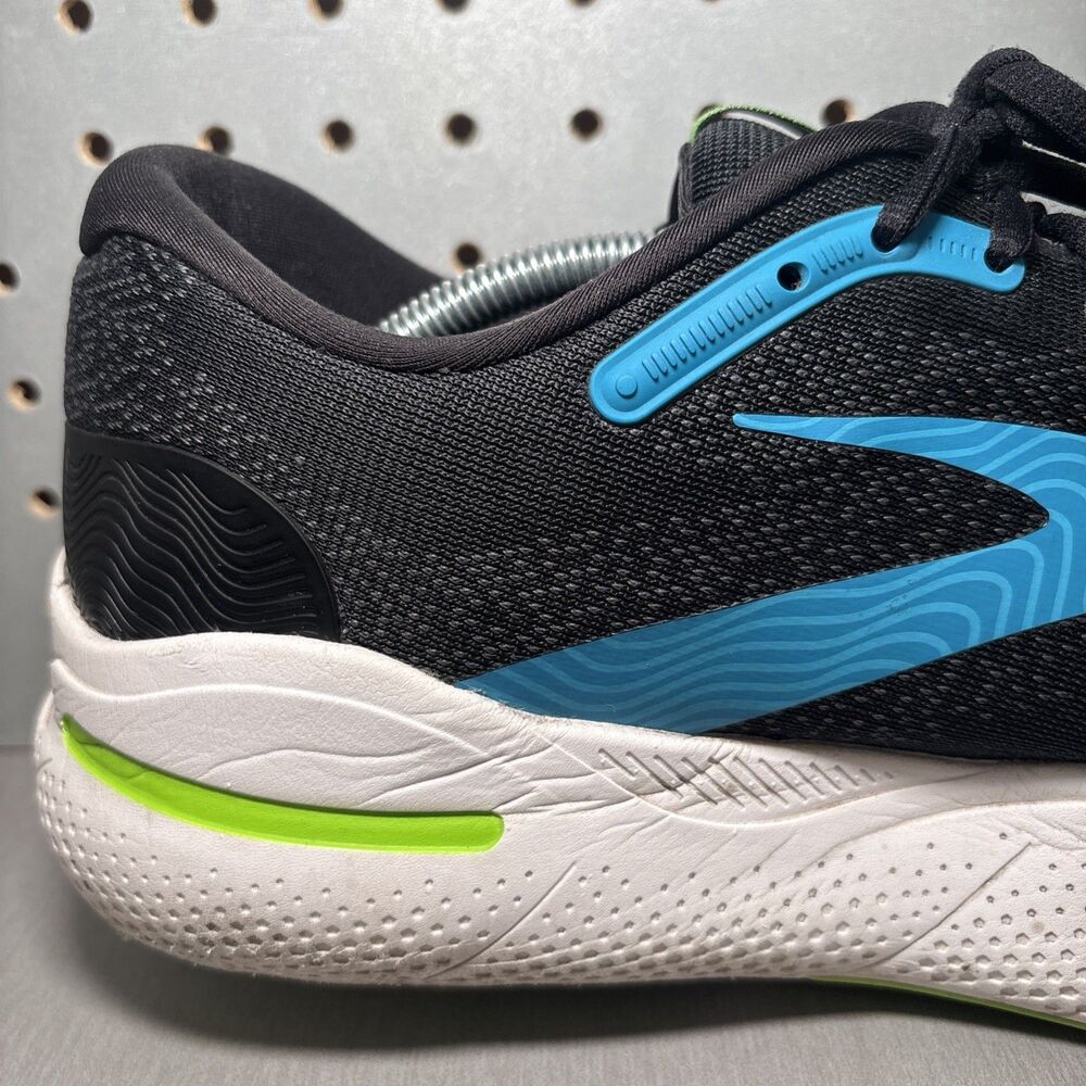 Brooks Ghost Max Running Shoes Mens Size 14 D Black Blue Green Sneakers - Picture 8 of 14